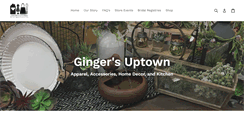 Desktop Screenshot of gingersuptown.com